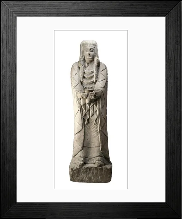 Framed Print : Lady from El Cerro de los Santos