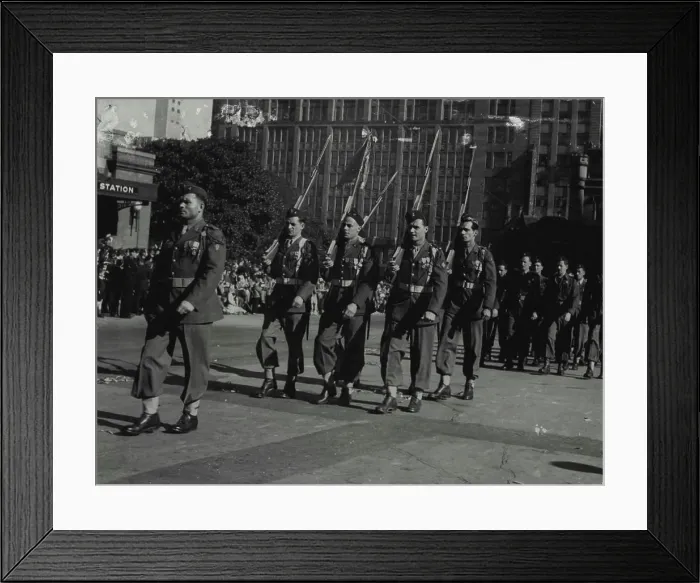 Framed Print : Victory Parade Sydney 1946 June 10th. June 12, 1946 Framed Print : Victory Parade Sydney 1946 June 10th. June 12, 1946