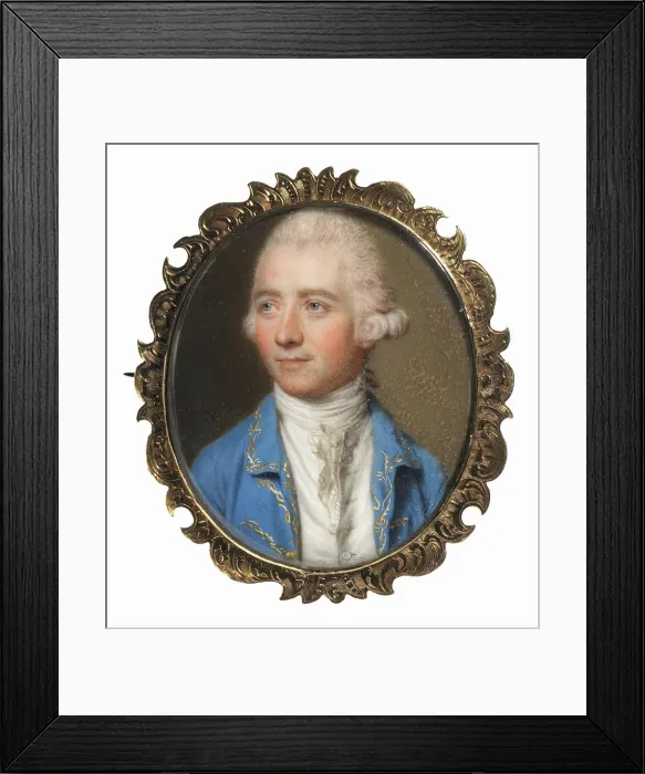 Framed Print : Portrait of a Man, Possibly Sir Soulden Lawrence Framed Print : Portrait of a Man, Possibly Sir Soulden Lawrence