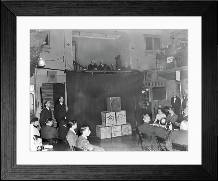 Framed Print : Anefo photo collection. Tea extension by Mayor D Ailly Tea Advice Agency. May 17, 1951 Framed Print : Anefo photo collection. Tea extension by Mayor D Ailly Tea Advice Agency. May 17, 1951