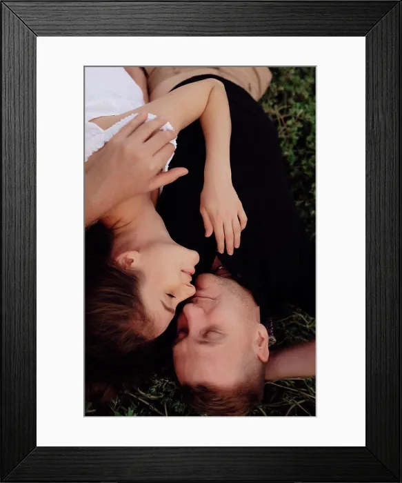 Framed Print : Loving wedding couple outdoor in each other's arms Framed Print : Loving wedding couple outdoor in each other's arms
