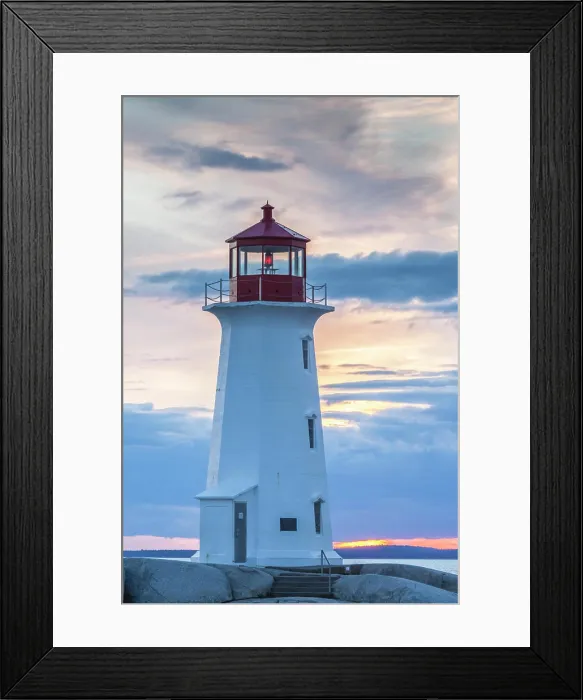 Framed Print : Canada, Nova Scotia, Peggy's Cove. Fishing village and Peggys Point Lighthouse Framed Print : Canada, Nova Scotia, Peggy's Cove. Fishing village and Peggys Point Lighthouse