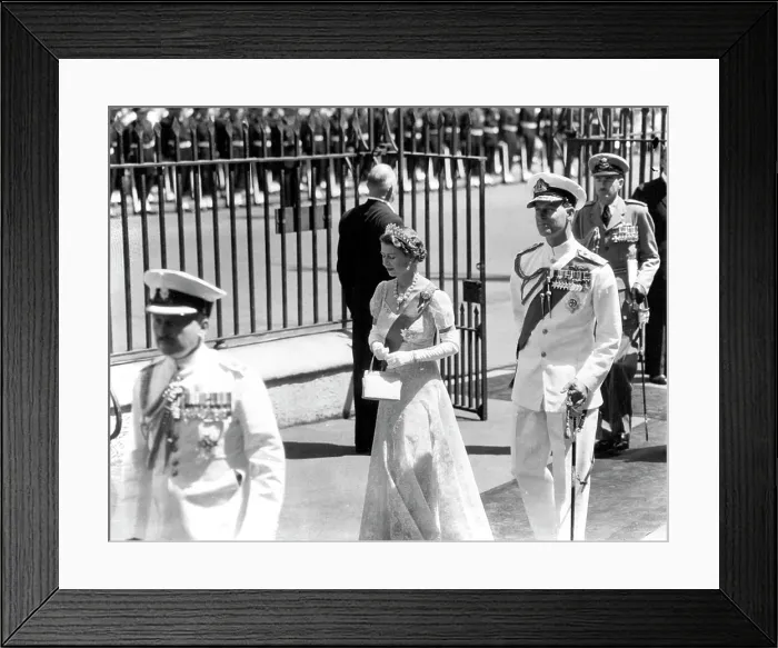 Framed Print : Royal Tour 54. Opening of NSW State Parliament. February 4, 1954 Framed Print : Royal Tour 54. Opening of NSW State Parliament. February 4, 1954