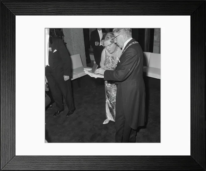 Framed Print : Anefo photo collection. Opening Concertgebouw De Doelen in Rotterdam. 18 May 1966. Rotterdam, South Holland Framed Print : Anefo photo collection. Opening Concertgebouw De Doelen in Rotterdam. 18 May 1966. Rotterdam, South Holland