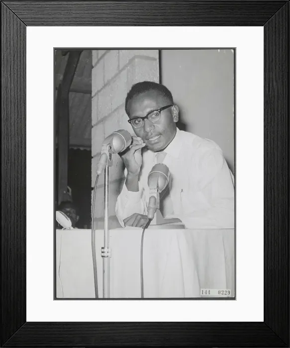 Framed Print : Information office radio broadcaster Dutch Guinea Framed Print : Information office radio broadcaster Dutch Guinea