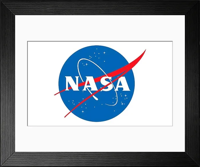 Framed Print : NASA Logo 1959, Organization, Old Logo from 1959 Framed Print : NASA Logo 1959, Organization, Old Logo from 1959