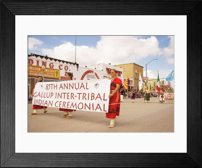 Framed Print : Saturday Parade, Gallup Inter-Tribal Indian Ceremonial, Gallup, New Mexico