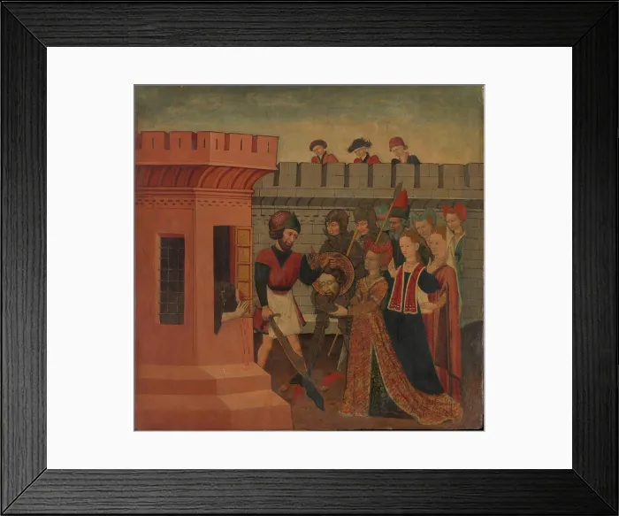 Framed Print : The Beheading of Saint John the Baptist Spanish (Catalan) Painter Spanish Framed Print : The Beheading of Saint John the Baptist Spanish (Catalan) Painter Spanish