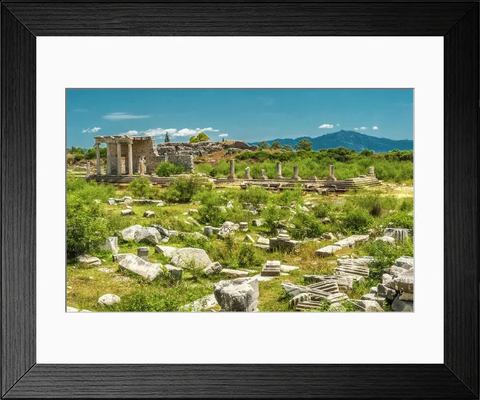 Framed Print : Turkey, Archeological site of Miletius ancient Greek city (2nd-10th century BC) Framed Print : Turkey, Archeological site of Miletius ancient Greek city (2nd-10th century BC)