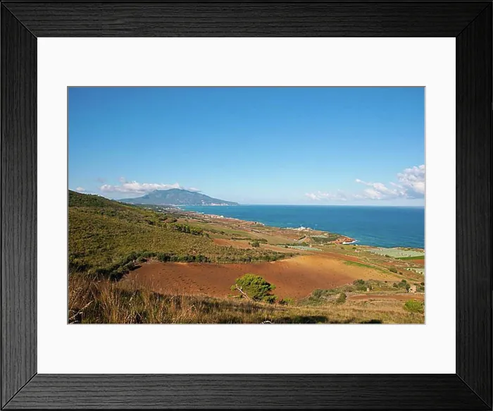 Framed Print : Mediterranean landscape near Tipasa, Algeria, Africa Framed Print : Mediterranean landscape near Tipasa, Algeria, Africa