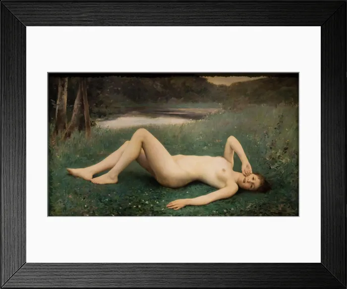 Framed Print : Floréal, 1888, óleo sobre tela Framed Print : Floréal, 1888, óleo sobre tela