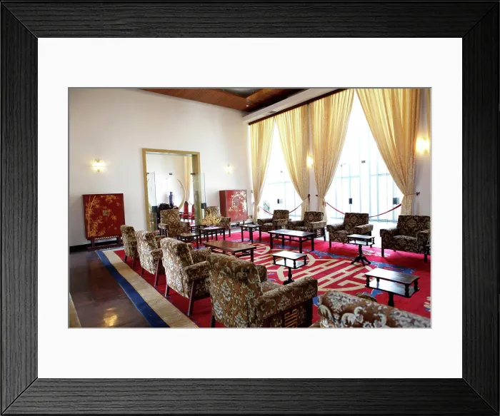 Framed Print : The diplomatic reception room of The Presidential Palace in Saigon Framed Print : The diplomatic reception room of The Presidential Palace in Saigon