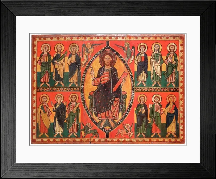 Framed Print : Altar of Esquius from the church of Santa María del Naranco, Spain. Dated 12th Century Framed Print : Altar of Esquius from the church of Santa María del Naranco, Spain. Dated 12th Century