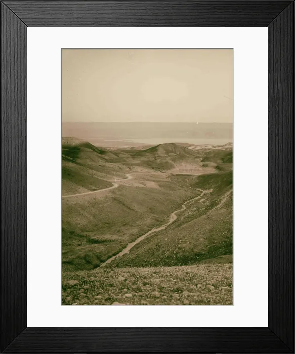 Framed Print : Down the Jordan Valley from the Sea of Galilee to the Dead Sea Framed Print : Down the Jordan Valley from the Sea of Galilee to the Dead Sea