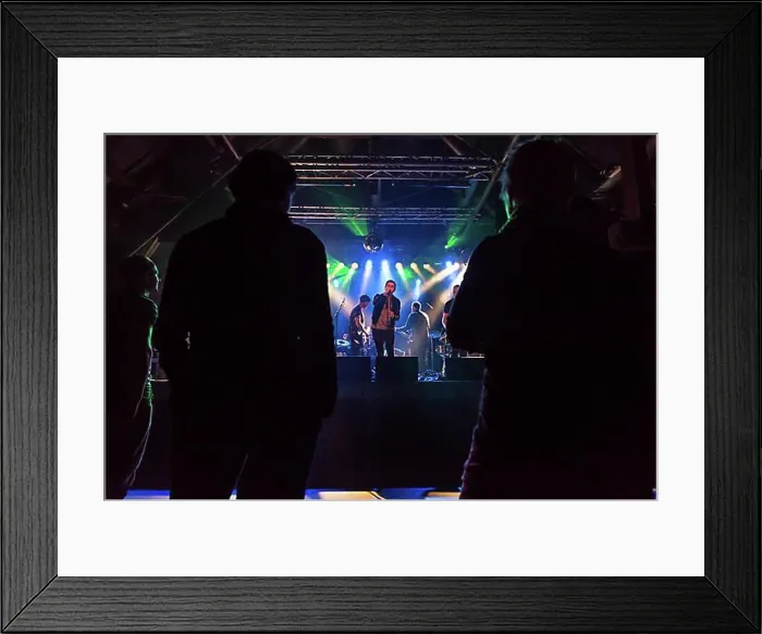 Framed Print : Steve Bird, singer and frontman of the British band The Ramona Flowers