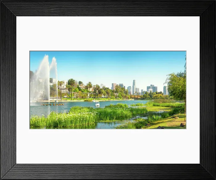 Framed Print : Los Angeles, Echo Park, L.A. La ** Los Angeles, Echo Park 4fu-Fnu Framed Print : Los Angeles, Echo Park, L.A. La ** Los Angeles, Echo Park 4fu-Fnu