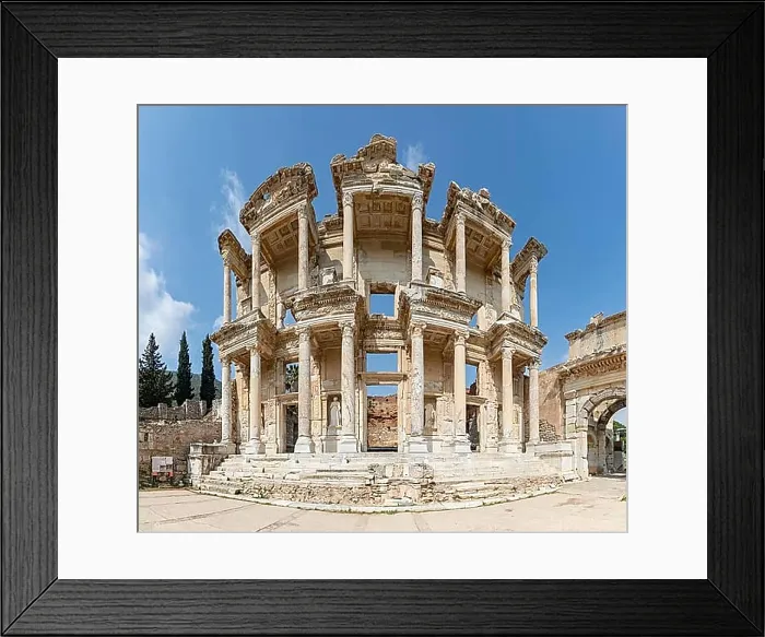 Framed Print : A picture of the Library of Celsus at the Ephesus Ancient City Framed Print : A picture of the Library of Celsus at the Ephesus Ancient City
