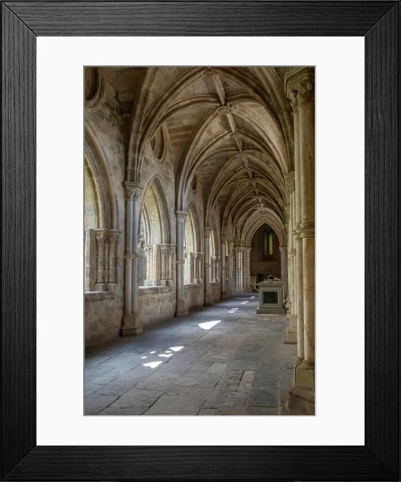 Framed Print : Cloisters of Evora Cathedral (the Se) in the city of Evora in Portugal. Evora is a UNESCO World Heritage Site Framed Print : Cloisters of Evora Cathedral (the Se) in the city of Evora in Portugal. Evora is a UNESCO World Heritage Site