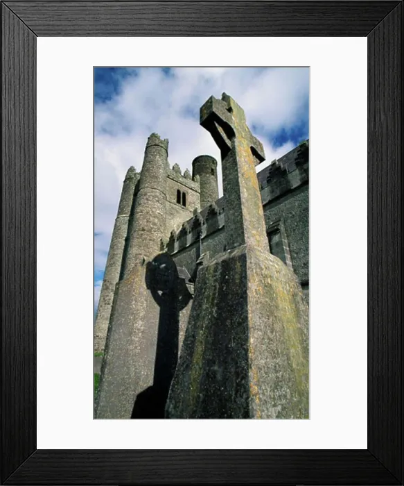 Framed Print : Low angle view of a tower, Round Tower, Lusk, Ireland Framed Print : Low angle view of a tower, Round Tower, Lusk, Ireland