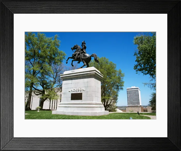 Framed Print : NASHVILLE TN ANDREW JACKSON STATUE ON STATE CAPITOL GROUNDS Framed Print : NASHVILLE TN ANDREW JACKSON STATUE ON STATE CAPITOL GROUNDS