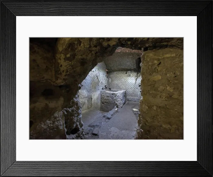 Framed Print : Neapolis underground, the monumental complex of San Lorenzo Maggiore, Naples, Campania, Italy, Europe Framed Print : Neapolis underground, the monumental complex of San Lorenzo Maggiore, Naples, Campania, Italy, Europe
