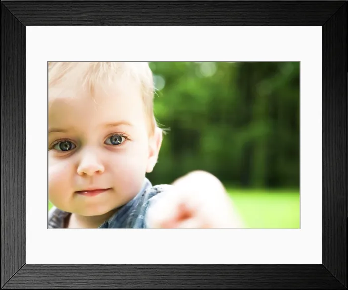 Framed Print : You You Young Baby Playing On Meadow