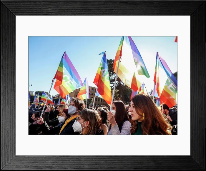 Framed Print : Rome. Demonstration against the war in Ukraine at the University of Rome La Sapienza Framed Print : Rome. Demonstration against the war in Ukraine at the University of Rome La Sapienza