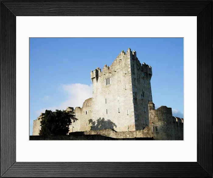 Framed Print : Ross castle near killarney, county kerry ireland