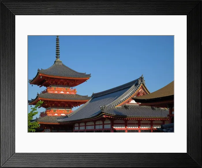 Framed Print : Japan, Kyoto, Kiyomizu-dera Temple Framed Print : Japan, Kyoto, Kiyomizu-dera Temple