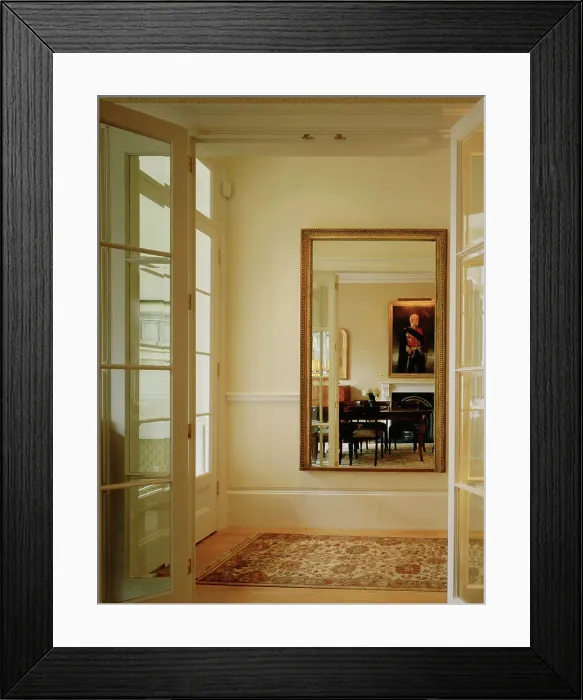 Framed Print : private house entrance hall Framed Print : private house entrance hall