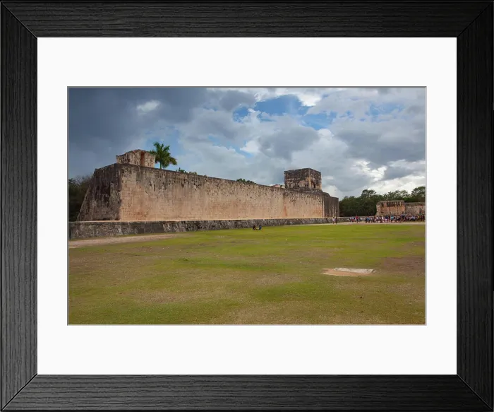 Framed Print : Ball game court (juego de pelota) at Chichen Itza, Yucatan, Mex Framed Print : Ball game court (juego de pelota) at Chichen Itza, Yucatan, Mex