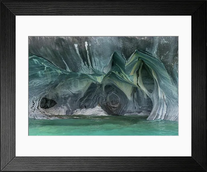 Framed Print : Marble Cathedral in turquoise water Framed Print : Marble Cathedral in turquoise water