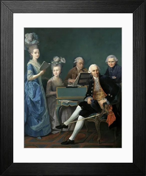 Framed Print : Franz Joseph Haydn, the Violinist Simon Framed Print : Franz Joseph Haydn, the Violinist Simon