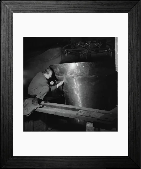 Framed Print : Anefo photo collection. The peace clock in the bell foundry of Mr Fritsen in Aarle-Rixtel intended for the H Framed Print : Anefo photo collection. The peace clock in the bell foundry of Mr Fritsen in Aarle-Rixtel intended for the H