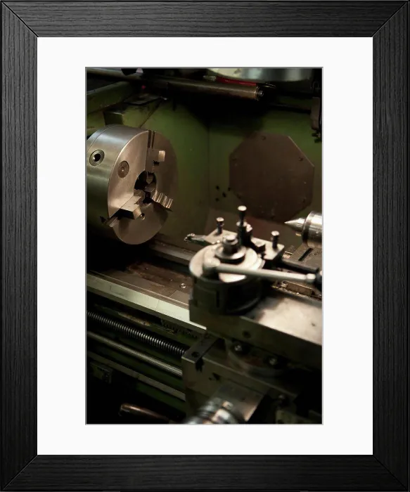Framed Print : Lathe Machine Framed Print : Lathe Machine