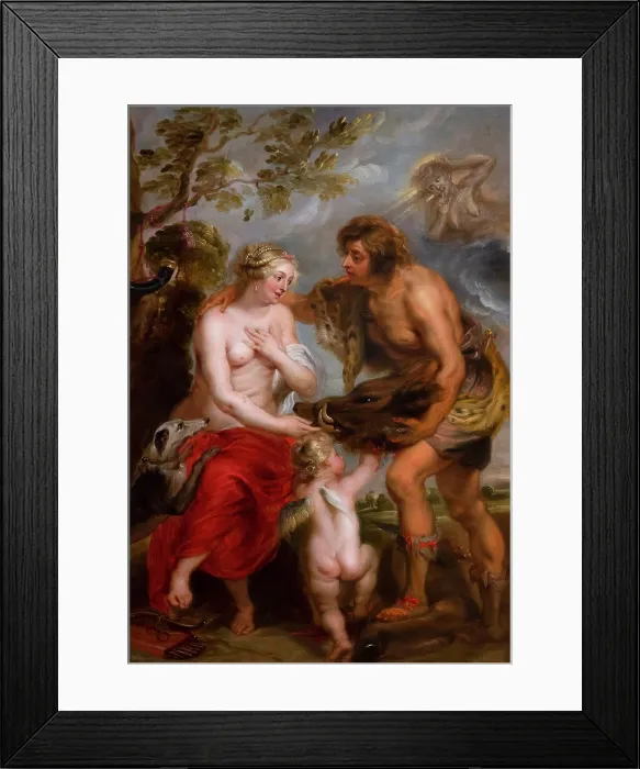 Framed Print : Atalanta and Meleager, Peter Paul Rubens, Studio, 1635-1637