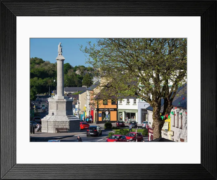 Framed Print : Ireland, County Mayo, Westport, town view of the Octagon Framed Print : Ireland, County Mayo, Westport, town view of the Octagon