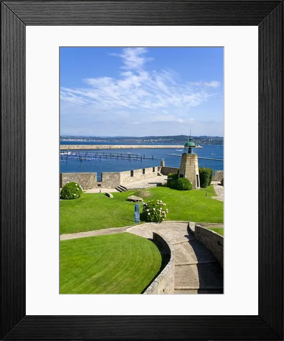 Framed Print : Lighthouse in a castle, Castillo De San Anton, La Coruna, Galicia, Spain Framed Print : Lighthouse in a castle, Castillo De San Anton, La Coruna, Galicia, Spain