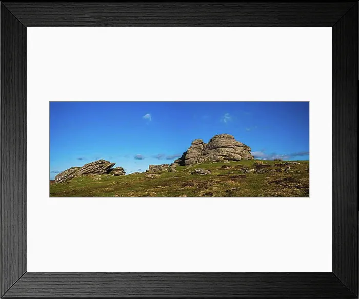Framed Print : Fields and meadows in Haytor Rocks, Dartmoor Park, Devon, England, Great Britain Framed Print : Fields and meadows in Haytor Rocks, Dartmoor Park, Devon, England, Great Britain