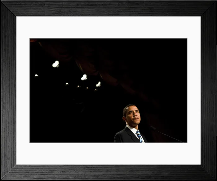 Framed Print : 2008 Democratic candidates for President speak at the DNC winter meeting Framed Print : 2008 Democratic candidates for President speak at the DNC winter meeting