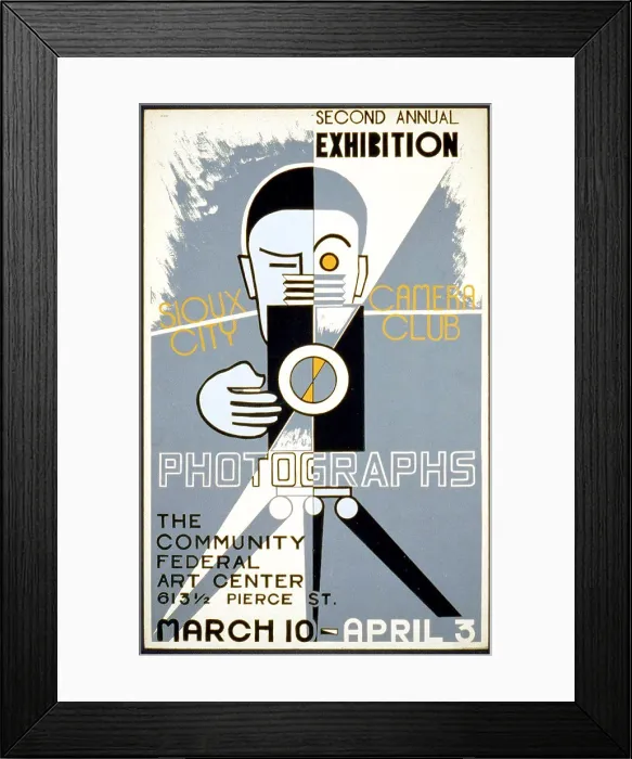 Framed Print : Photographs, second annual exhibition, Sioux City Camera Club circa 1936-1939 Framed Print : Photographs, second annual exhibition, Sioux City Camera Club circa 1936-1939