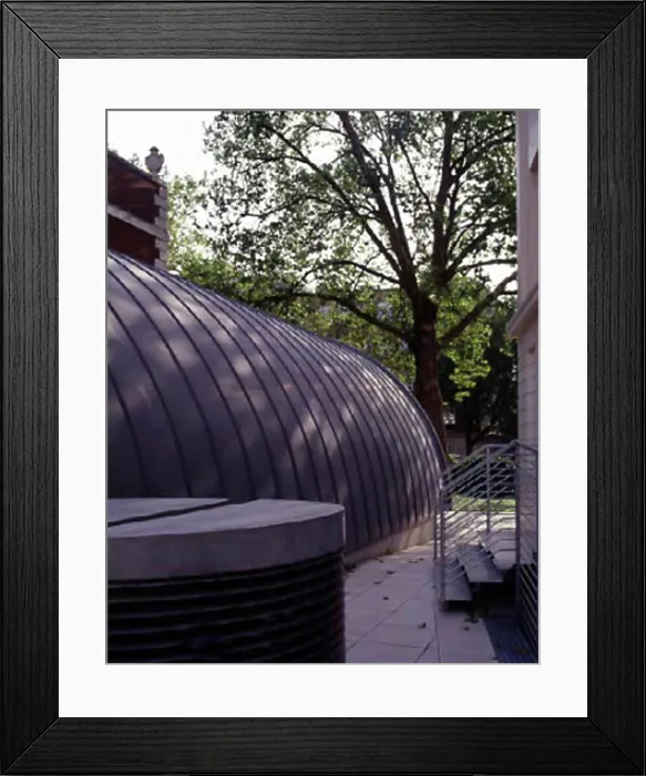 Framed Print : royal academy of music concert hall - detail with vent