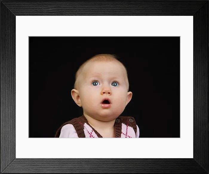 Framed Print : Child, 1 year old Framed Print : Child, 1 year old