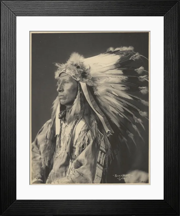Framed Print : Band of Sioux Warriors; Adolph F