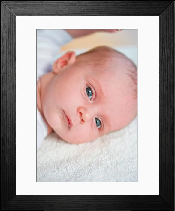 Framed Print : One month old newborn baby Framed Print : One month old newborn baby