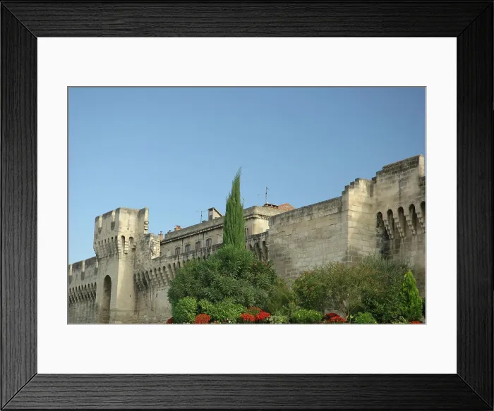 Framed Print : France, Avignon, Provence, ramparts surrounding city Framed Print : France, Avignon, Provence, ramparts surrounding city
