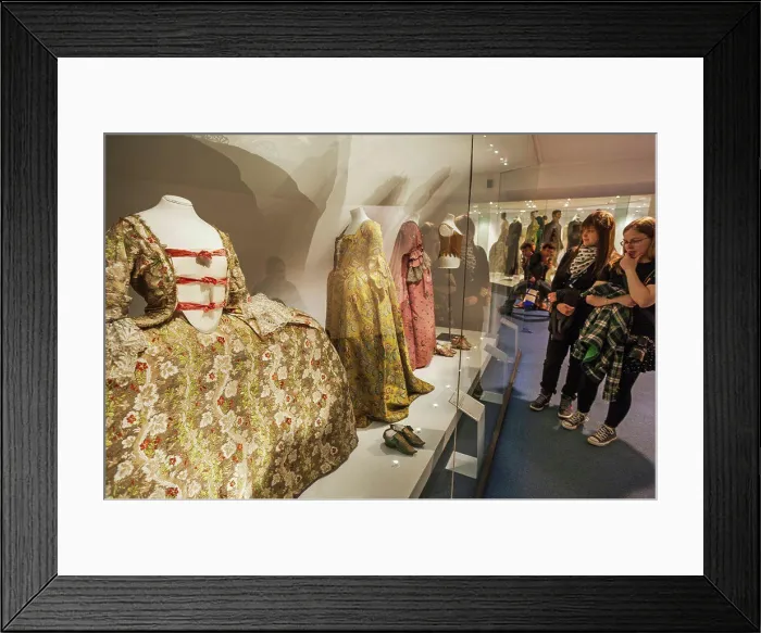 Framed Print : UK, England, Somerset, Bath, Assembly Rooms Fashion Museum, Display of Historical Womens Clothing Framed Print : UK, England, Somerset, Bath, Assembly Rooms Fashion Museum, Display of Historical Womens Clothing