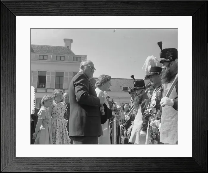 Framed Print : Anefo photo collection. Queen's Day 1952