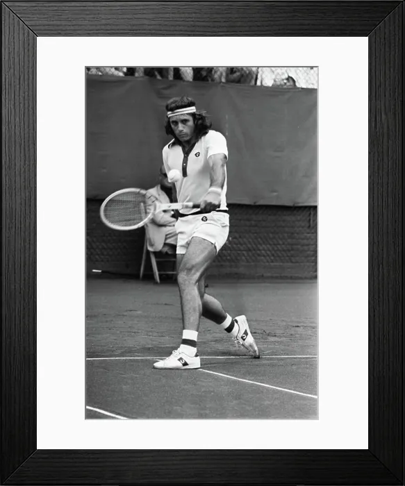 Framed Print : Anefo photo collection. Final tennis championships at the milk house in Hilversum in 1975 Framed Print : Anefo photo collection. Final tennis championships at the milk house in Hilversum in 1975