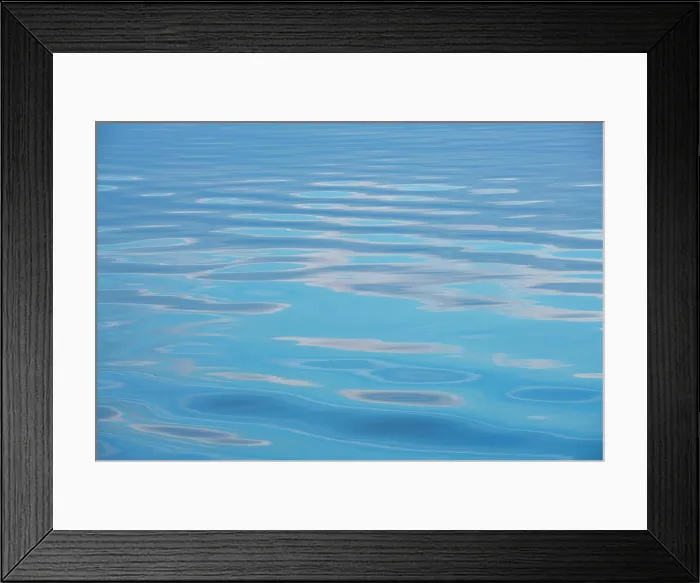 Framed Print : Canada, Quebec, Saguenay, St. Lawrence Marine Park. Clouds reflected in calm sea
